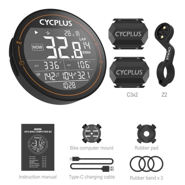 GPS Cykel Dator Cykling Hastighetsmätare Cykel Tillbehör Hastighet vägmätare