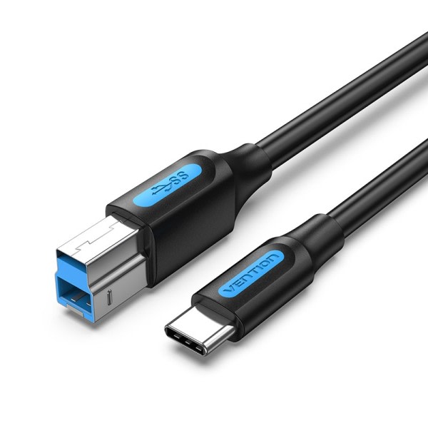 Vänd USB C till USB Typ B 3.0 Kabel för HDD Case Disk Hölje Webb Kamera Digital Video Blue ray Drive Typ C Square Cord  NY