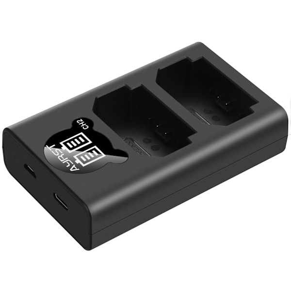 Dobbel LED USB Batteri lader Kompatibel med sony A7III A7RIII a73 a7r3 A9 kameraer