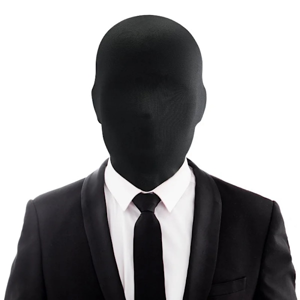 Svart Full Face Inget Hål Hatt Kvinnor Män Armé Tactical Cs Balaclava keps