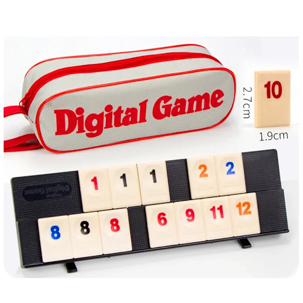 Snabb Rörelse Rummy Kakel Klassisk Bräde Spel 2-4 Personer