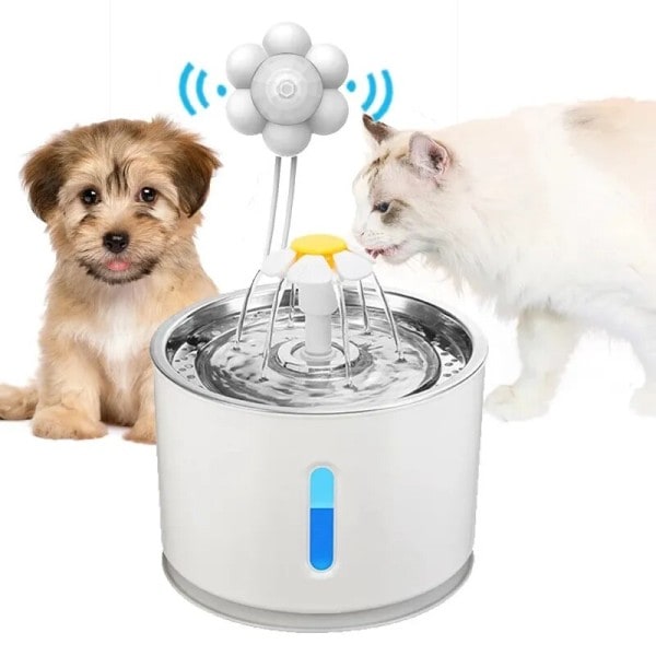 Automatisk Katt Vatten Fundtän Switch Husdjur Hund Drickskål  Med Infraröd Rörelsesensor Vatten Dispenser