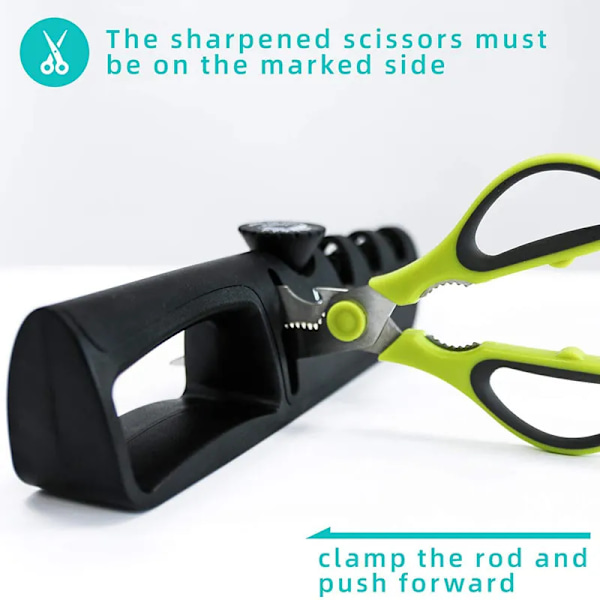 Kniv sliper vinkel justerbar 4 trinn saks sliping stein