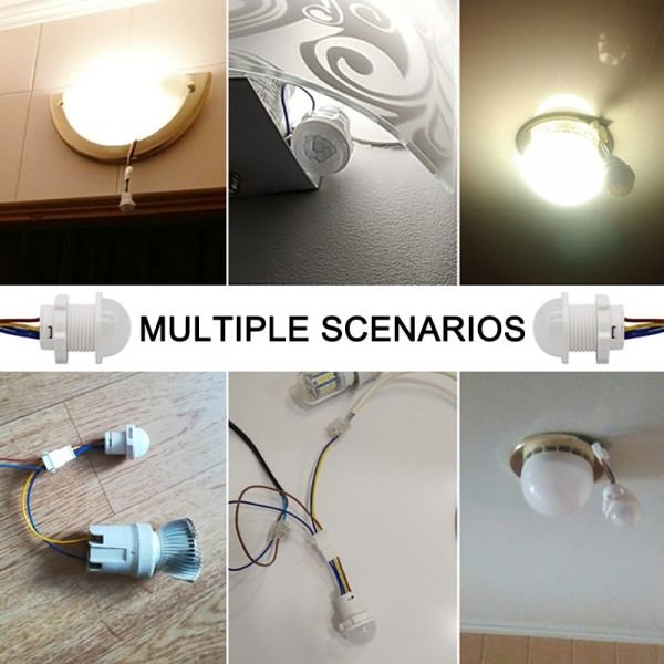 Mini LED herkkä yö valo koti sisä ulko infrapuna valo liike anturi tunnistus
