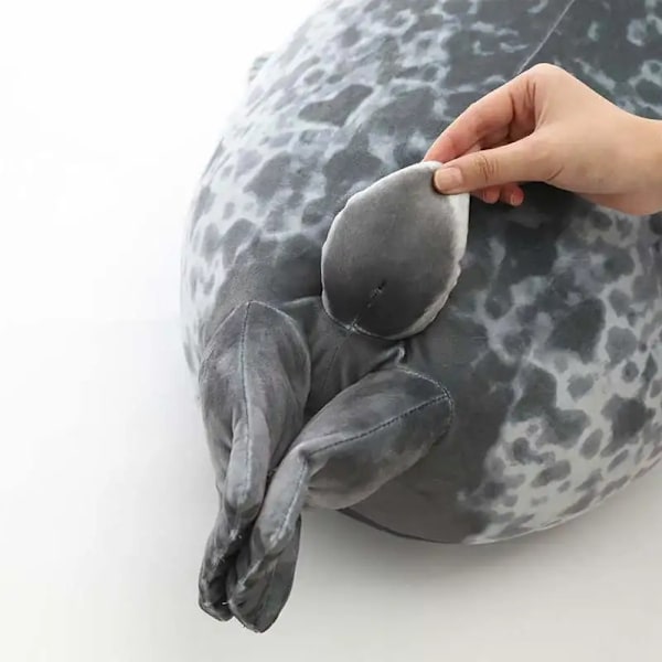 40 cm Angry Blob Seal Pute Chubby 3D Novelty Sea Lion Dukke Plysj Fylt Leketøy
