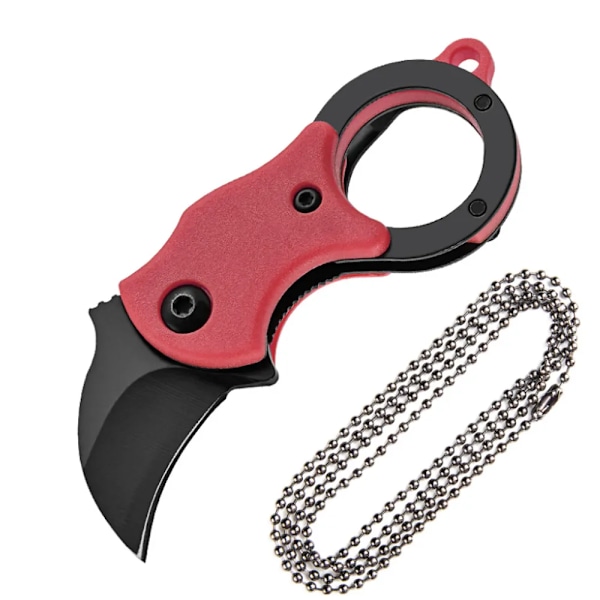 Mini  nøkkelring lomme kniv rustfritt stål camping liten mini bærbar kniv skreller