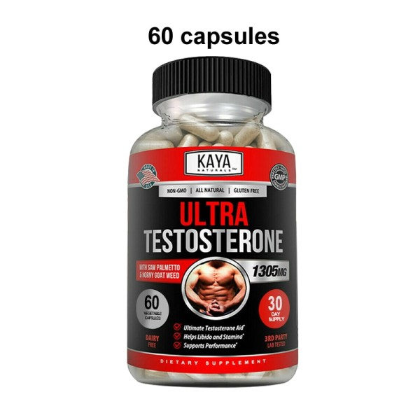 Testosteron booster for menn - tilskudd naturlig energi og utholdenhet