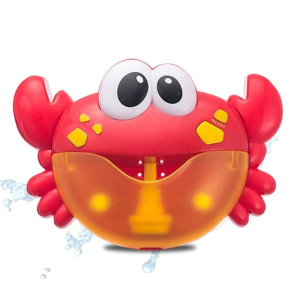 Boble Krabber Frø Baby Bad Legetøj Småbørn Bad Bubble Maker Pool Svømning Badekar Sæbe Maskine Badeværelse Legetøj til børn