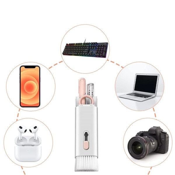 Multifunktionelt computer tastatur rengøring børste ørepropper rengøring pen til airpods pro macbook skærm rengøring værktøj kit