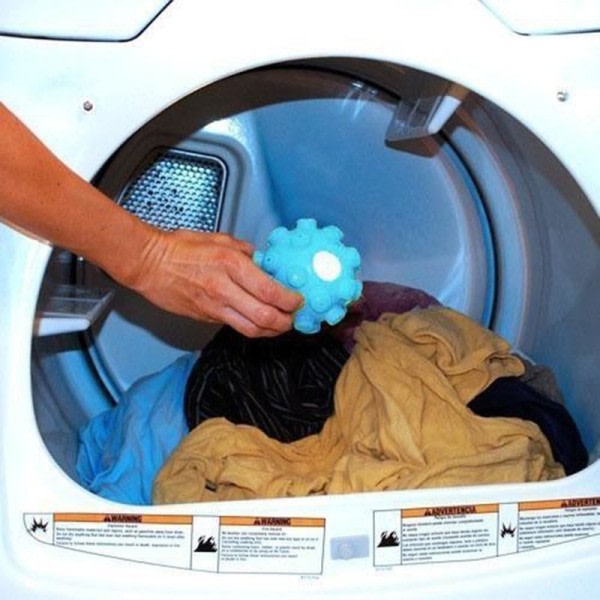 2st Ånga torktumlare bollar rynk borttagare släpp tork boll tvättmaskin torktumlare tyg mjukgörande boll tvätt