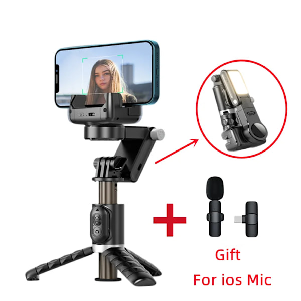 360 Rotasjon Følgende opptak Modus Gimbal Stabilisator Selfie Stick Stativ gimbal