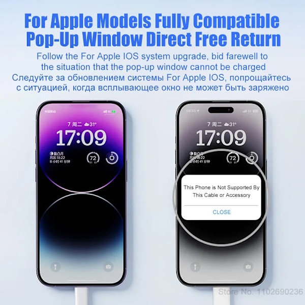 Pika laturi Apple iPhone USB C-tyyppi C pikalataus laturi kaapeli lisälaitteet
