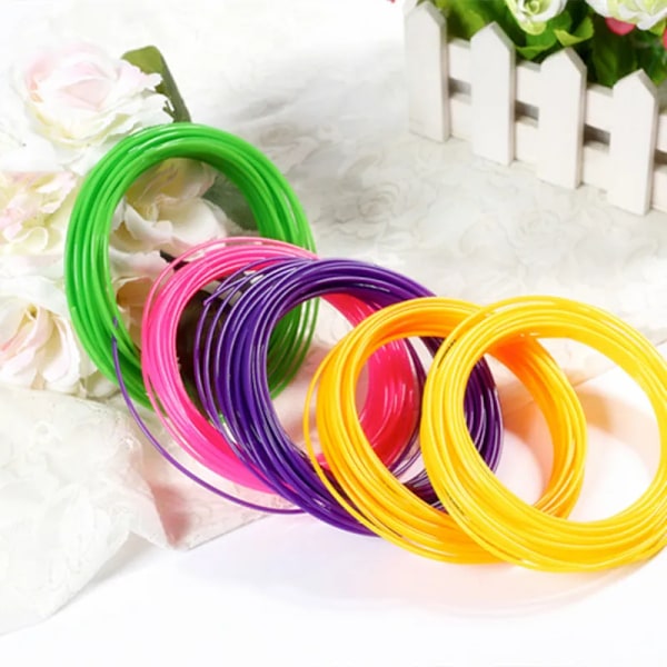 1,75 mm Färgglada 3D Utskrift Material För 3D Pennor100M  PCL PLA Filament 1,75mm