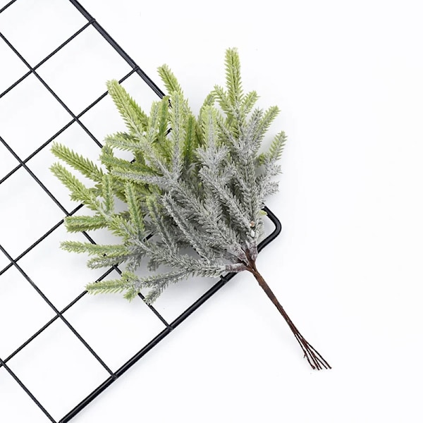 6 bitar konstgjorda växter jul träd bröllop hem inredning tillbehör dekorativa blommor kransar