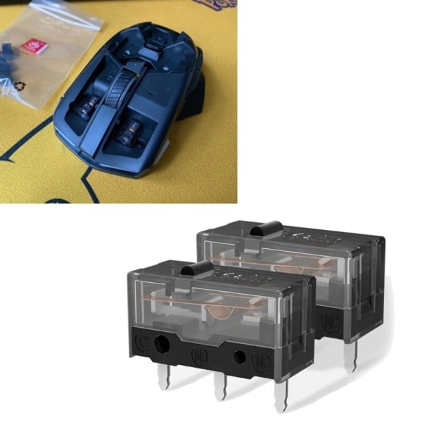 Micro Switch Micro Knap Guld Contactor 80 Million Click Life 3 Pin Sort Prik