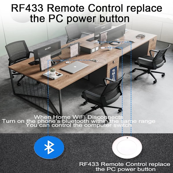 Tuya Wifi Computer Strøm Nulstil Switch PCIE Boot Card til PC Desktop Computer