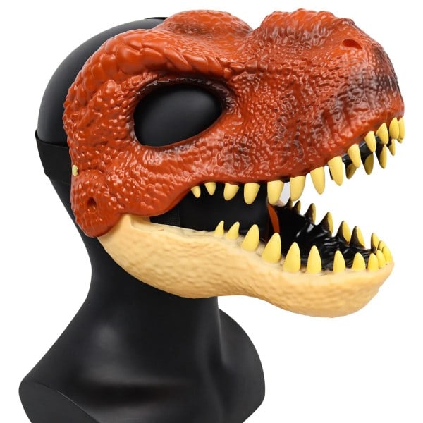 3D Dinosaur Maske Lifelike Raptor Dino Moving Jaw Dinosaur Maske