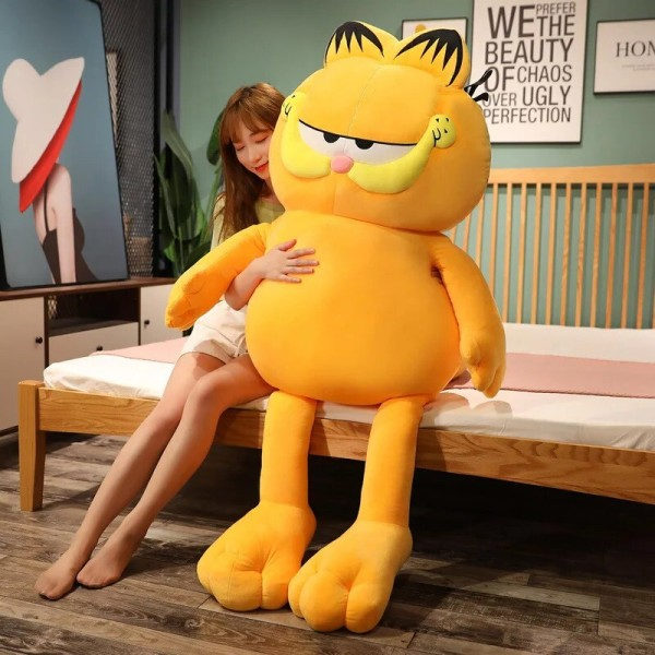 Fed Vred Kat Plyds Legetøj Disney Dyr Dovne Tåbeligt Tiger Skin Simulering grimme kat udstoppet dukke