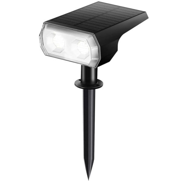 48 LED Solar Lys Utendørs Landskap Spotlights,  2 In 1 Trådløs Vanntett Utendørs Solar Spotlights