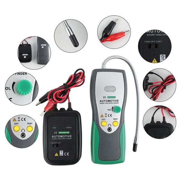 Fordon Short Open Circuit Finder Tester Bil Lastbilar Kabel Wire Spårare