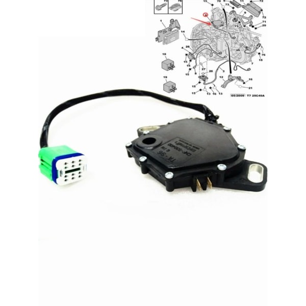 Automatisk Gearkasse Switch DPO Tryk Sensor