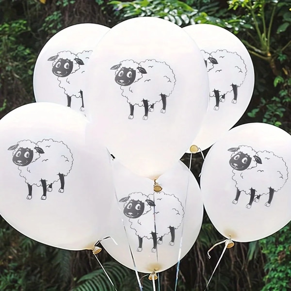 10 stykker får tryk latex ballon pynt til offer fest fest dekoration