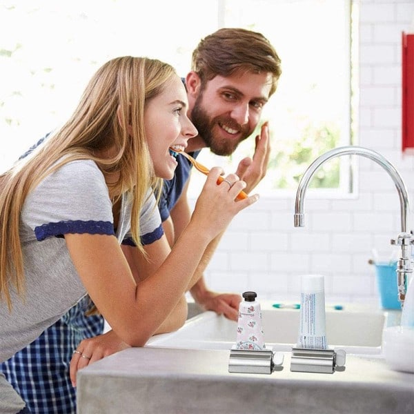 Rullande Tandkräm Squeezer Tube Dispenser Hållare Multifunktionell Ansiktsrengöring Squeezer