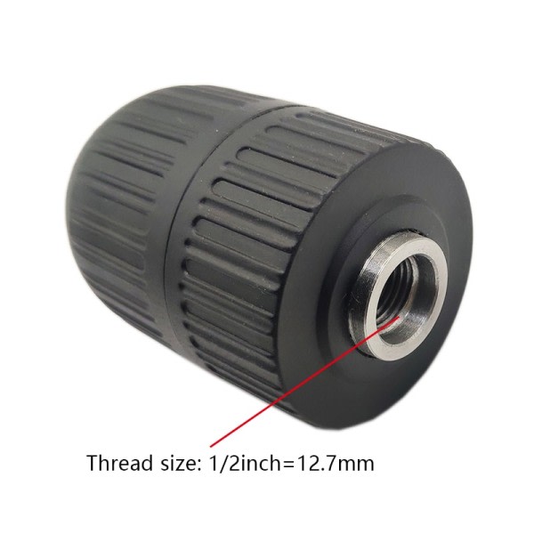 Precis Keyless Drill Chuck Converter 1/2"-20UNF Thread Quick Change Adapte