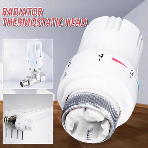 Kylare Termostat Regler Ventil Justerbar Golv Värme Temperatur Kontroll Termostat Ventil M30*1.5