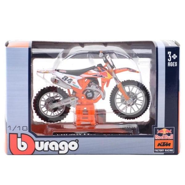 KTM-450 SX-F Factory Edition Static Die Cast Kjøretøy Samlerobjekt Motorsykkel Modell Leker