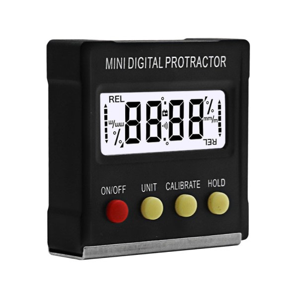 360 Degree Mini Digital Protractor Inclinometer Elektronisk Level Boks