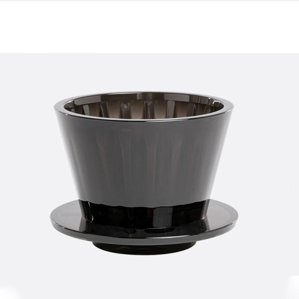 Wave Coffee Dripper Crystal Eye Pour Over Kaffe Filter PCTG 1-2 koppar kaffebryggare