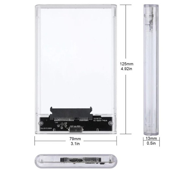 Harddisk bokser USB 3.0 til SATA III Hard Disk kasse 2.5 tommers HDD SSD Shell