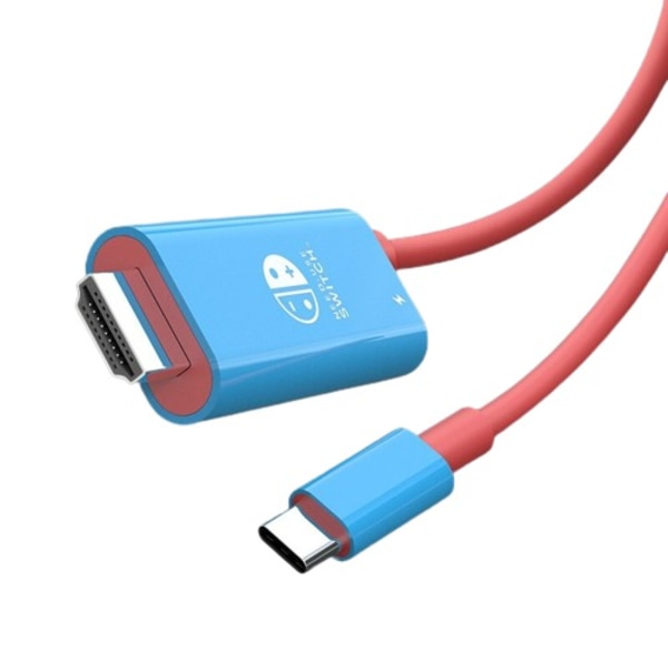 Bærbar Dock USB Type C til HDMI Konvertering Kabel til TV Docking Mode Nintendo Switch Steam Deck