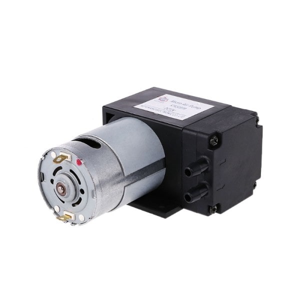 12V Mini Vakuum Pump 8L/min Hög Tryck Sug Membran Pumpar med hållare