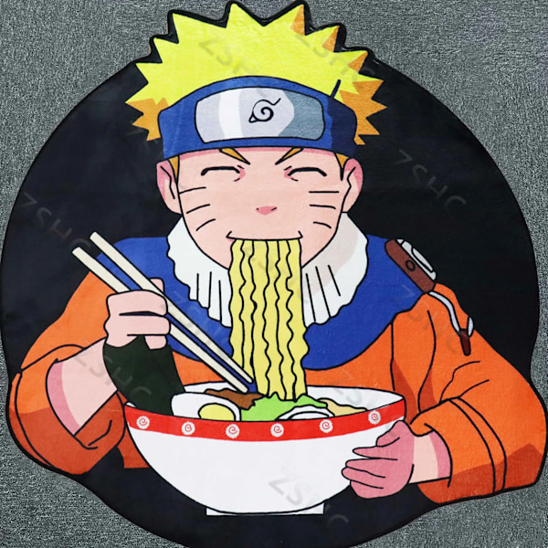 Anime Naruto Irregular Shape Custom Tepper Stue Room Bad Kitchen Matte Manga Kawaii Mykt Teppe