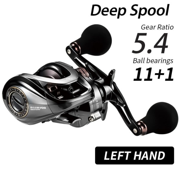 Baitcasting Kela Betriel 9,5KG Max Drag 12 laakeri 5,4 vaihteisto Hidas Jigging Fishing Kela