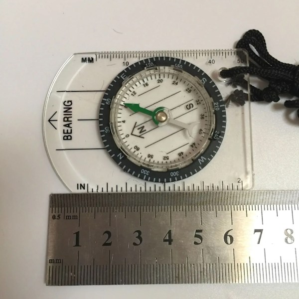 Ulkoilu telttailu vaellus läpinäkyvä muovi kompassi kompassi suhteellinen jalanjälki matka kompassi työkalut