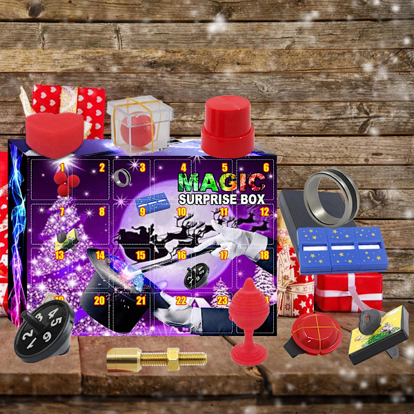 Jul advent kalender leksaker kul barn present box sensoriska lekset vuxen stress och ångest lindring leksaker