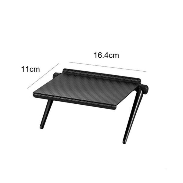 2 In 1 TV Skjerm Topp hylle Rekk Justerbar Datamaskin Monitor Skrivebord Stativ TV Rack Lagring Rack