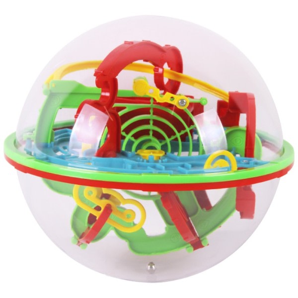 3D Magisk Intellekt Maze Ball 100 Step,IQ Balance Perplexus Magnetic Ball Marble Puzzle Game