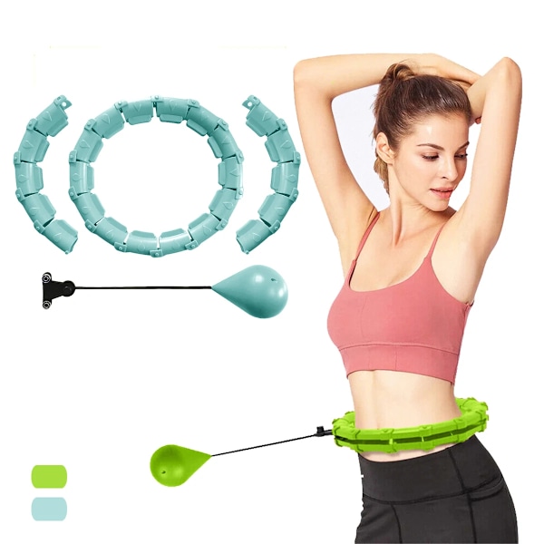 Viktad Justerbar Smart Hula Circle Sport Hoops Vikt Förlust Träning Lagtagbar Knutar