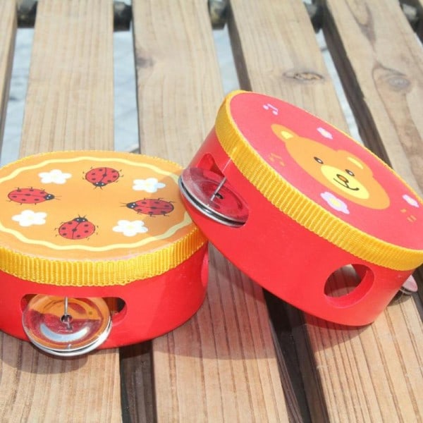 Lapset lapset musiikki lelut opetus sarjakuva mini musiikki beat instrumentti käsi rumpu