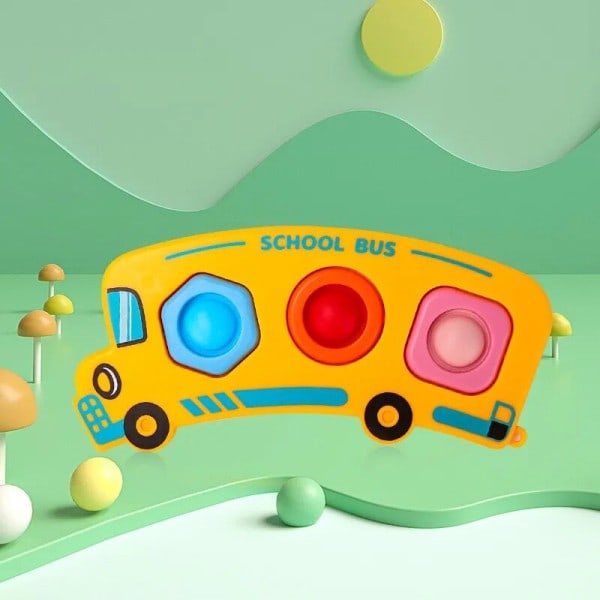 Vauva Fidget Montessori Sensory Lelu Push Bubble Silicon Activity Motor Taidot Kehitys Koulutus
