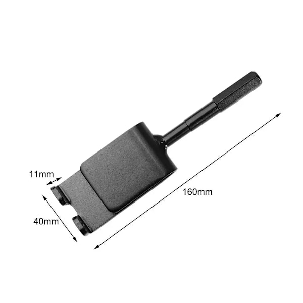 Ice Power Drill Adapter Portable Shelter Tält Fixer För Spik Bracket Clam Ankare Is Inlägg Sömnad Tält Pinn