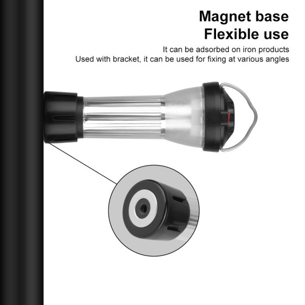 3000mAh Camping Lantern med magnetisk base Liknande Blackdog Goal Noll Lantern 5 Lighting Modes LED Ficklights