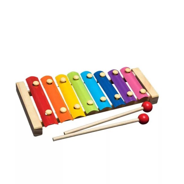 Puiset lelut sateenkaari palikat lapsi oppimis peli vauvan musiikki helistit graafinen värillinen puiset palikat opetuslelu