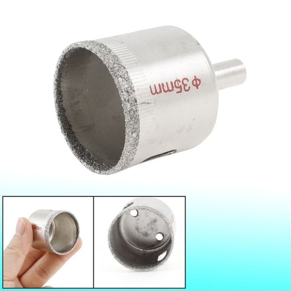 1 stk 35 mm Diamant coated kerne hul sav bor bits værktøj fræser