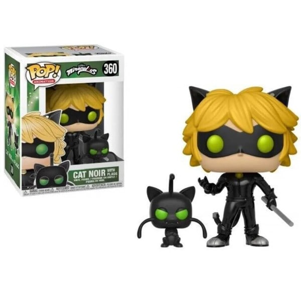 Ladybug Catnoir Svart Katt Noel Håndlaget Dukke Leketøy Bursdag Gave