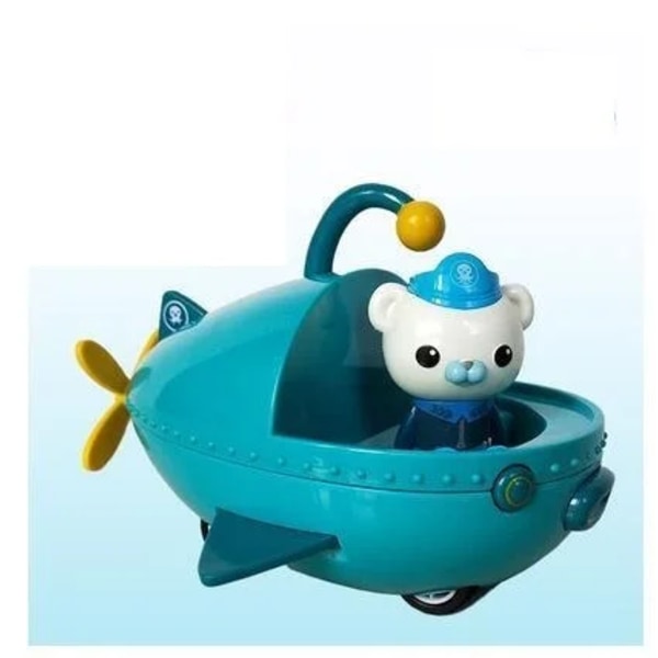 Octonauts GUP Vehicles PullBack Auto Action Figuurit Figuurit Barnacles Kids Lelu